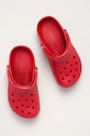 Crocs klapki Classic czerwony CROCS.CLASSIC.10001.D