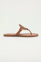 barna Tory Burch - Bőr flip-flop Női