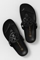 Kožené žabky Tory Burch čierna 81032.004