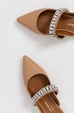 Kurt Geiger London Klapki skórzane Princely brązowy PRINCELY
