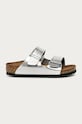 Birkenstock - Klapki dziecięce Arizona srebrny 1019400