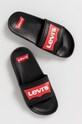 Levi's Klapki dziecięce VPOL0060SPOOL czarny SS21