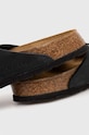 Birkenstock klapki nubukowe Arizona czarny 552111