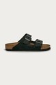 Birkenstock klapki nubukowe Arizona Planet friendly czarny 552111