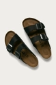 Nubuck παντόφλες Birkenstock Arizona μαύρο