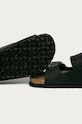 Obuwie Birkenstock klapki nubukowe Arizona 552111 czarny