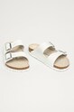 Birkenstock papuci din piele Arizona 51131 alb SS22