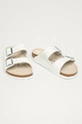 Birkenstock suede sliders Arizona white