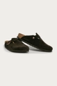 Birkenstock suede sliders Boston brown