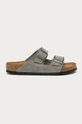 sivá Birkenstock - Kožené šľapky Arizona Pánsky