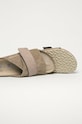 Boty Birkenstock - Kožené pantofle Kyoto 1019205 šedá