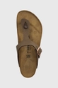 brown Birkenstock flip flops Gizeh