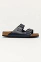 blu navy Birkenstock infradito in pelle Uomo