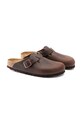 Birkenstock slapi de piele Boston 860131 maro AA00