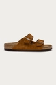 καφέ Δερμάτινες παντόφλες Birkenstock Arizona Ανδρικά