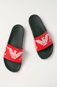 Emporio Armani - Klapki X4PS06.XM760 X4PS06.XM760 czerwony SS21