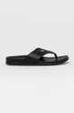 fekete Tommy Hilfiger bőr flip-flop Férfi