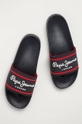 tmavomodrá Pepe Jeans - Šľapky Slider Basic 2.0