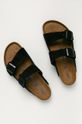 Birkenstock papuci din piele Arizona 951321 negru AA00