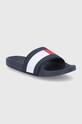 Tommy Hilfiger Klapki FM0FM03810DW5 granatowy SS21