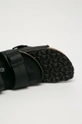 Birkenstock leather sliders Arizona  Uppers: Natural leather Inside: Natural leather Outsole: Synthetic material