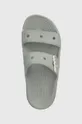 gray Crocs sliders Classic Crocs Sandal