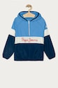 Pepe Jeans - Geaca copii Matt 128-178 cm necaptusit albastru PB401078