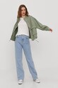 Levi's geacă din denim 34240.0004 verde SS21