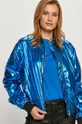 голубой Karl Lagerfeld - Куртка-бомбер