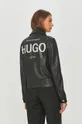 Hugo - Кожаная куртка  Подкладка: 100% Полиэстер Основной материал: 100% Натуральная кожа Подкладка кармана: 100% Хлопок