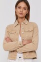 United Colors of Benetton Kurtka jeansowa beżowy 2WP1535T3.903