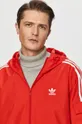 κόκκινο adidas Originals - Μπουφάν