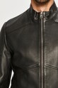 Hugo - Geaca de piele 50449575 negru