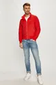 Armani Exchange - Rövid kabát piros