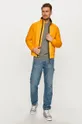 Tommy Jeans - Rövid kabát narancssárga