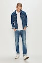 Trussardi Jeans geacă din denim albastru 52S00255.1Y000156