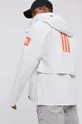 fehér adidas Performance rövid kabát Férfi