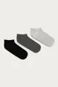 sivá Calvin Klein - Ponožky (3-pak) Dámsky