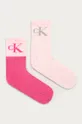 różowy Calvin Klein Skarpetki (2-pack) Damski