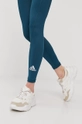 zielony adidas Performance Legginsy GM2856