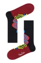 čierna Happy Socks - Ponožky Double Clown Dámsky