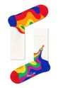 Happy Socks - Sosete Pride Socks Gift Set (2-pack)  86% Bumbac, 2% Elastan, 12% Poliamida