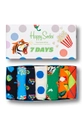 барвистий Happy Socks - Шкарпетки 7-Pack 7 Days Socks Gift Set (7-PACK) Жіночий