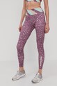 Femi Stories Legginsy Diso Pink Hearts dzianina fioletowy DISO.PNK.HRTS