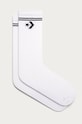 Ponožky Converse dlouhé ponožky bílá E1025W.2009