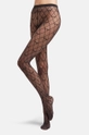 czarny Wolford - Rajstopy W-Pattern 20 DEN Damski