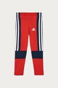 adidas - Legginsy dziecięce 104-170 cm GN3965 wzorzyste czerwony GN3965