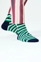 Happy Socks - Ponožky Jumbo Dot Stripe biela