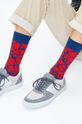 Happy Socks - Ponožky Heart tmavomodrá
