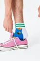 Happy Socks - Ponožky Matches 1/4 Crew modrá